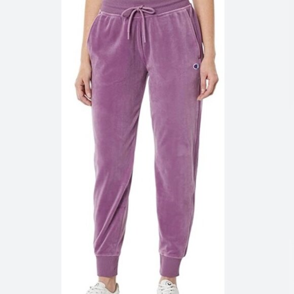 Champion Sweatpants Joggers Velour Womens Size XL - Picture 1 of 4